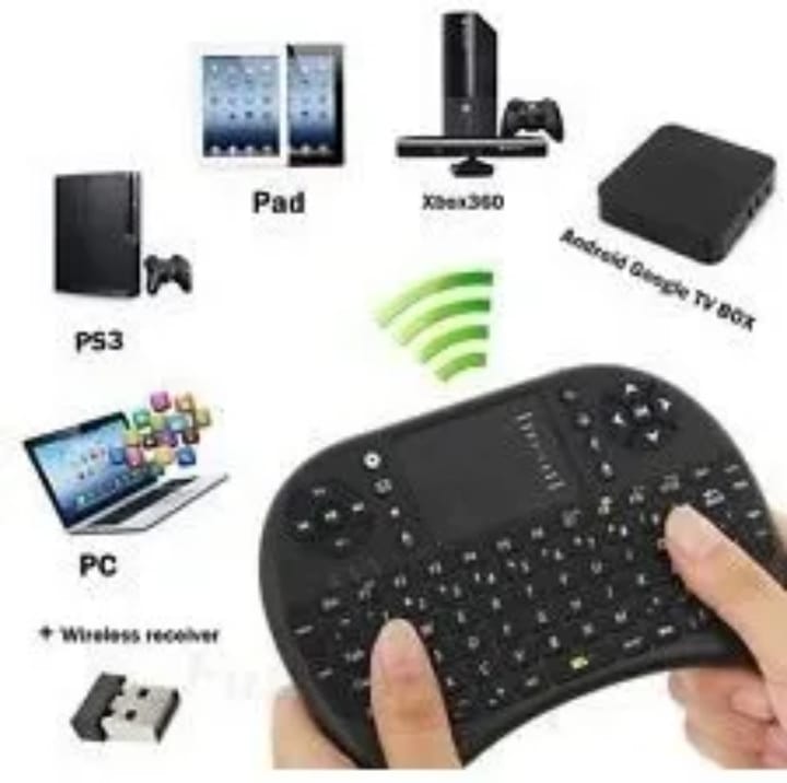 Mini Teclado Inalambrico Mouse SmarTV Tvbox Xbox Pc